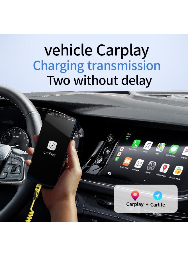 BASEMO 65W+27W Spring-Retractable 4-in-1 Fast Charging Cable - Compatible with Apple iPhone 16/15, Huawei, Xiaomi, Android, Type-C Fast Charging Data Cable, and Car Charging Cable - Image 4